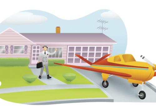 Even the vintage prop airplanes from the post-war era have begun to give the 