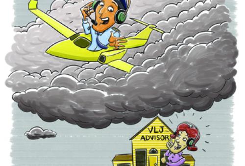 It can be difficult for the family on one side of a weather front, where the 