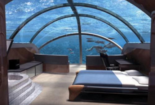 One glance out your window at Florida's Jules Undersea Lodge should be enough