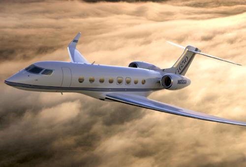 The clean-sheet G650, shown here in an artist’s rendering, Still looks every 