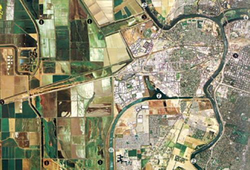 to help locate geographic features described in the text, America From the Ai