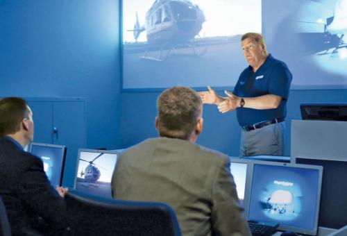 Part 142 night vision goggle training for the Airbus Helicopters H135 and Bell 212 and 412EP is now being offered by FlightSafety Interational. The training includes eight hours of ground instruction and another eight hours in a simulator.