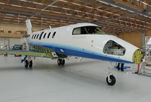 First Production Pilatus PC-24 Jet Gets Its Wings