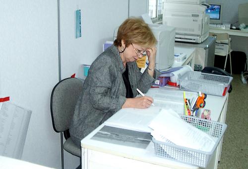 Mary Mahoney working