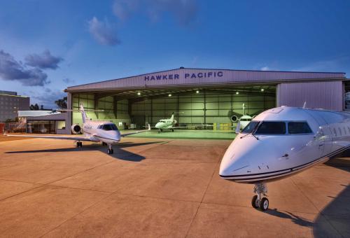 Hawker Pacific's FBO and MRO facility at Shanghai's Hongqiao