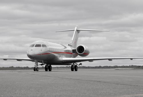 VistaJet airplane on ramp