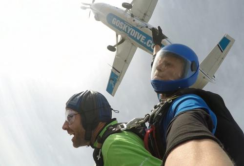 Skydive Raises $12K For Cancer Charity