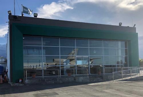 Former Signature Flight Support Terminal at TJIG