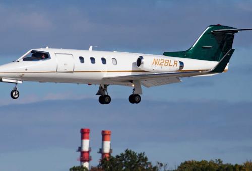 The first Learjet 28