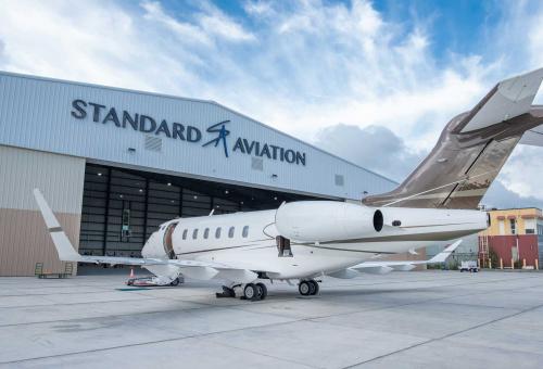 New Standard Aviation hangar at TIST