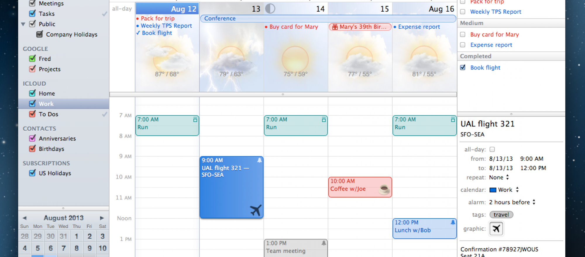 BusyCal offers a more feature-rich alternative to Apple's Calendar app.